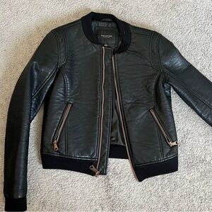 MARC NEW YORK Black Leather Jacket